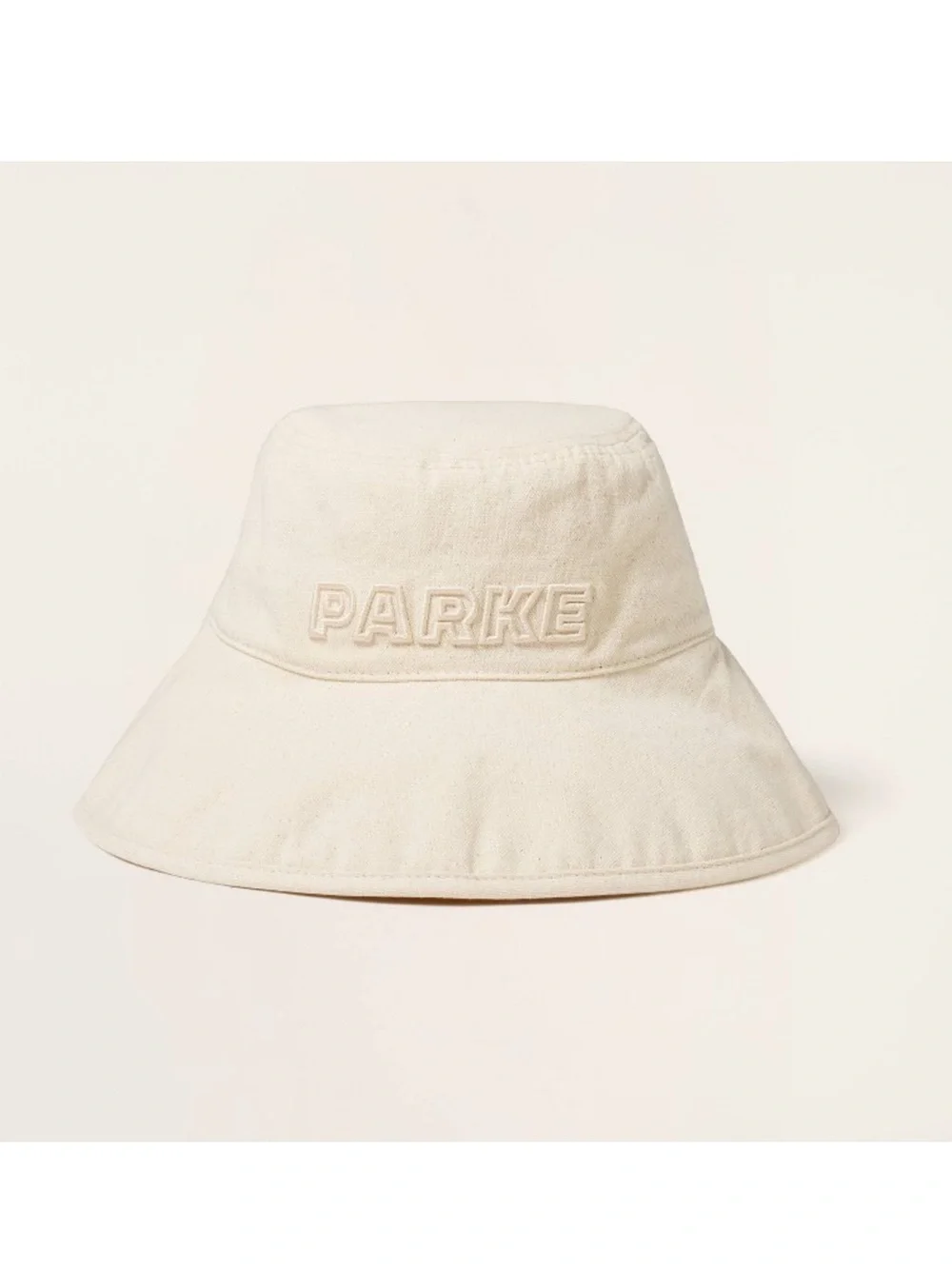 PARKE x TARGET Cavas Cream Embroidered Bucket Hat